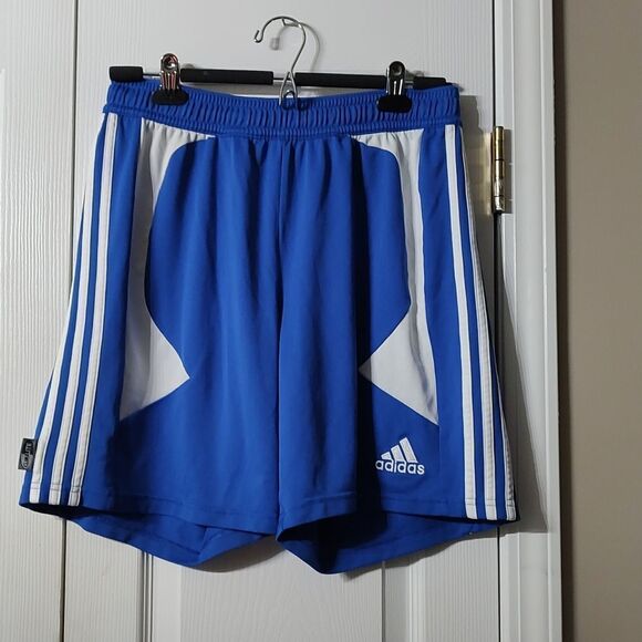 Adidas  blue white clima365 shorts Sz XL - Picture 1 of 6